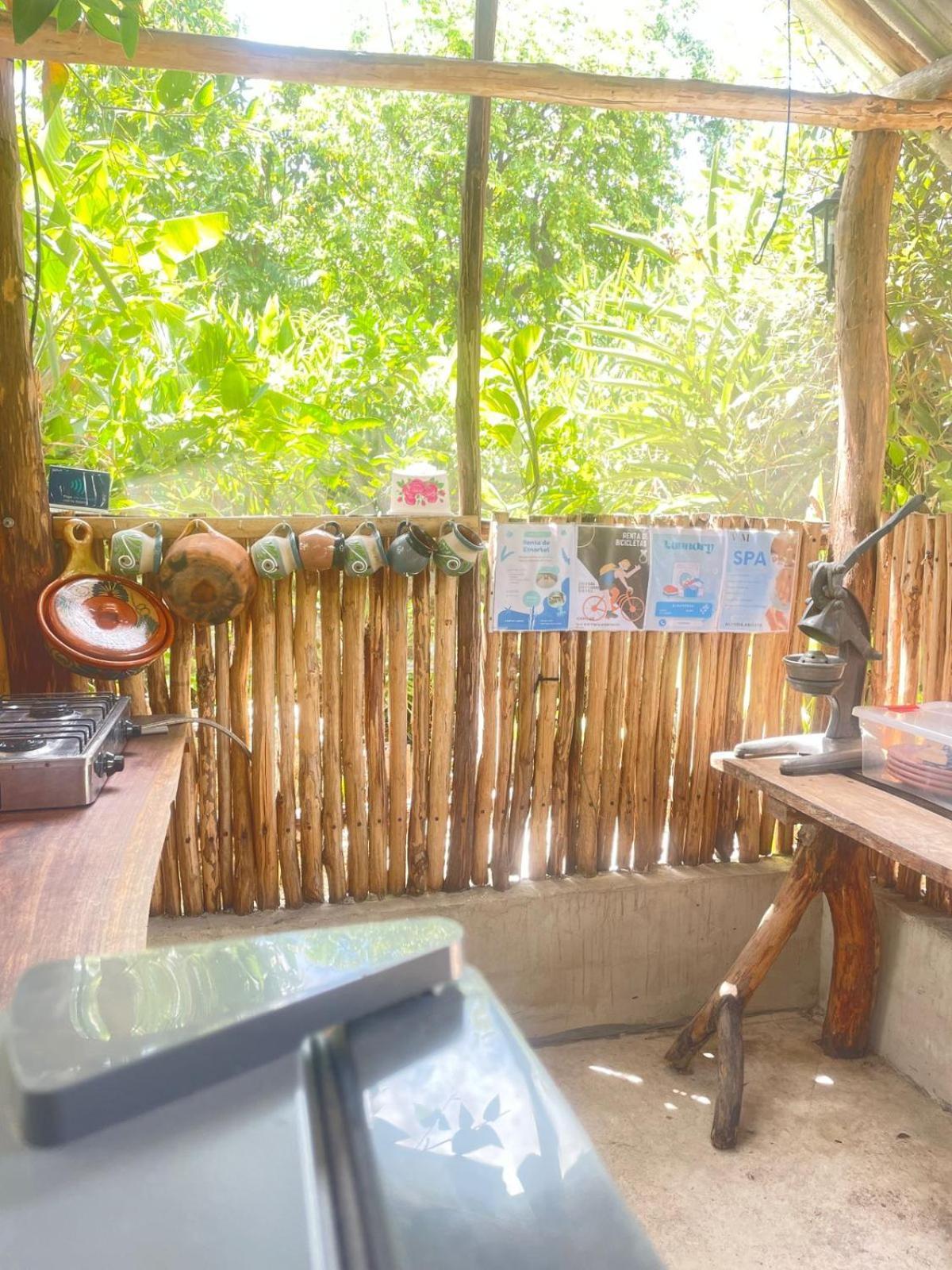 Cabanas Alma Verde Bacalar Bagian luar foto